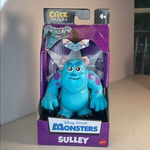 Mattel Monster’s Inc. Sulley Click Figs- Blue and Purple